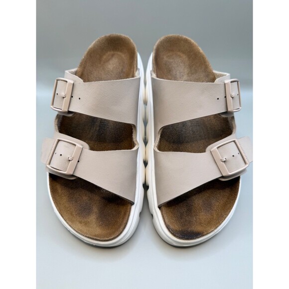 Papillio by Birkenstock Arizona Womens Chunky Sandals Taupe Sz 36 US 6 Platform - Picture 4 of 7